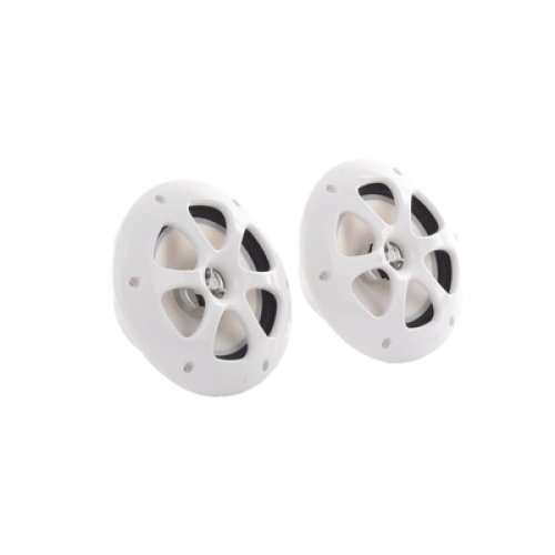 Par de altavoces fabricado en grado marinos en color blanco de 6.5 Par de altavoces fabricado en grado marinos en color blanco de 6.5