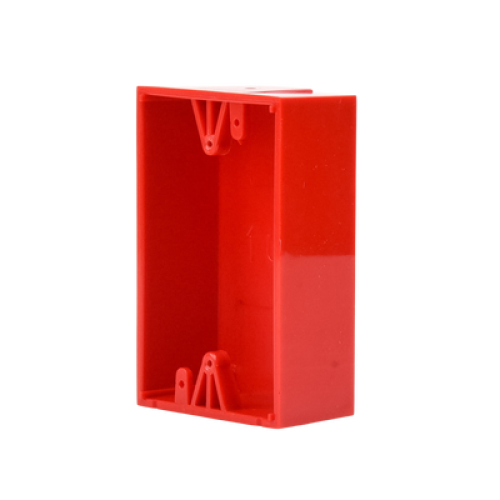 Caja trasera de montaje color rojo para estaciones de parada STOPPER