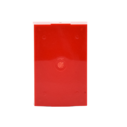 Caja trasera de montaje color rojo para estaciones de parada STOPPER