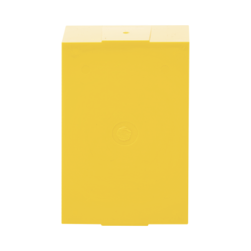 Caja trasera de montaje color amarillo para estaciones de parada STOPPER