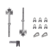 Kit de Línea de Vida para Torres STZ30G, STZ35G y STZ45G hasta 15 metros de altura.