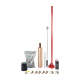 Kit Pararrayo con Punta en Aluminio con Accesorios para Protección de Diámetro de 160 m.