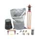 Kit de tierra física modelo TG45AB con Electrodo Magnetoactivo, capacidad: 45 AMP
