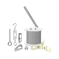 Kit  de Sujeción de Mástil de 6 Metros a Piso de Concreto. 