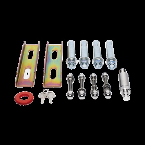 Kit COMPLETO Barrera Izquierda XBF Con Corona LED / Brazo Iluminado de 3M / Incluye Sensor de Masa, Transformador, Lazo Magnético, Ancla, Fotoceldas y 2 Controles Inalámbricos