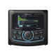 Estéreo marino sumergible IP66, con pantalla de 2.7 pulgadas, conexión Bluetooth, iluminación multicolor variable, con entrada USB 