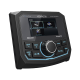 Estéreo marino sumergible IP66, con pantalla de 2.7 pulgadas, conexión Bluetooth, iluminación multicolor variable, con entrada USB 