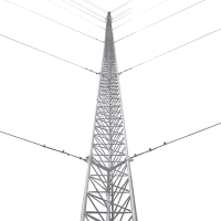 Kit de Torre Arriostrada de Piso de 18 m Altura con Tramo STZ45 Galvanizado Electrolítico (No incluye retenida). Kit de Torre Arriostrada de Piso de 18 m Altura con Tramo STZ45 Galvanizado Electrolítico (No incluye retenida).