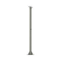 Poste para Cámara ANPR / Compatible con DS-TCG406-E / Altura de 1.5 Metros /  Color Gris