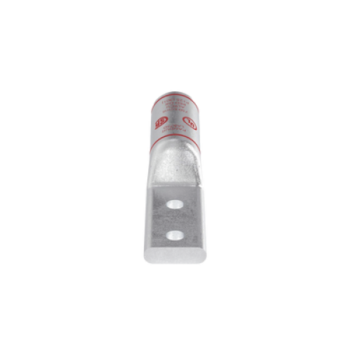 Zapata de compresión Aluminio LAB750-12-24R para cal. 750 Kcmil, Doble barreno para tornillo prisionero de 1/2, Espaciado de orificio 44.45mm, 1 Pz