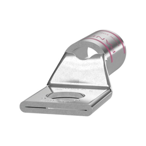 Zapata de compresión LCA1/0-38-X para cal. 1/0 Awg, Barreno para tornillo prisionero de 3/8, 1 Pz