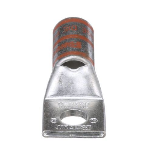 Terminal de Compresión de Cobre con Orificio 3/8 in, para Cable 3/0 AWG. 1 Pz.