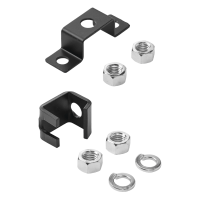 Kit de Soporte a Techo, Para Charola Tipo Escalerilla, de Acero, Color Negro