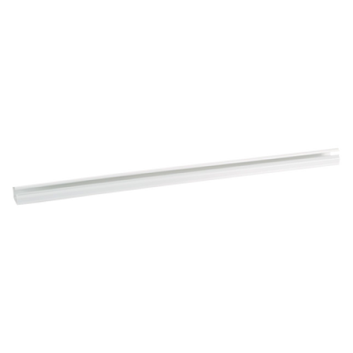Canaleta LD10 de PVC rígido, con cinta adhesiva para instalación sin herramientas, de 38.4 x 24 x 1828.8 mm, Color Blanco