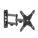 Soporte de Pared Articulado para Pantallas o Monitores | Compatibilidad VESA 75x75 - 200x200 / Hasta 43 Pulgadas | Capacidad Máxima de Carga 20 kg | Fabricado en Acero
