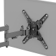 Soporte de Pared Articulado para Pantallas o Monitores | Compatibilidad VESA 75x75 - 200x200 / Hasta 43 Pulgadas | Capacidad Máxima de Carga 20 kg | Fabricado en Acero