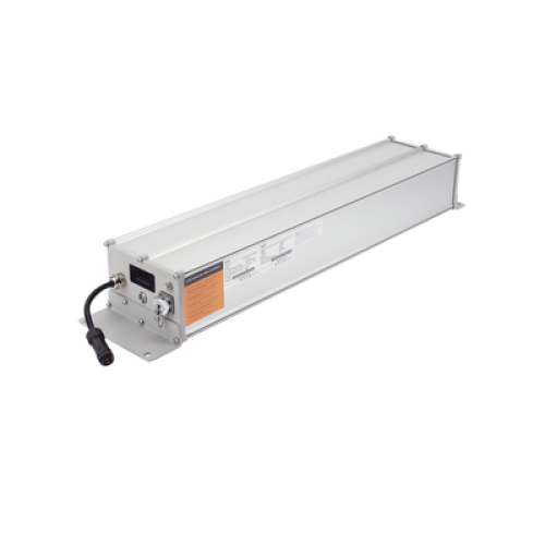 Batería de Ion-Litio para Videovigilancia 1280 Wh,  100Ah,  Controlador Incluido, Conexión Directa a Panel Solar y Salida de 12 Vcc o 24 Vcc