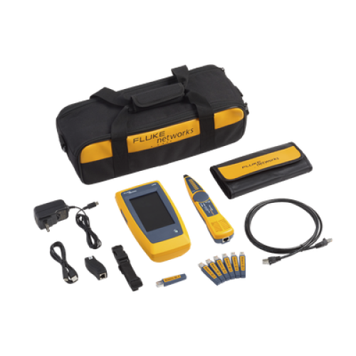 Kit Avanzado de Calificador de Red LinkIQ, Para Verificar Rendimiento de Cableado Hasta 10Gbps Basado en Frecuencia, con Pantalla Multitáctil a Color