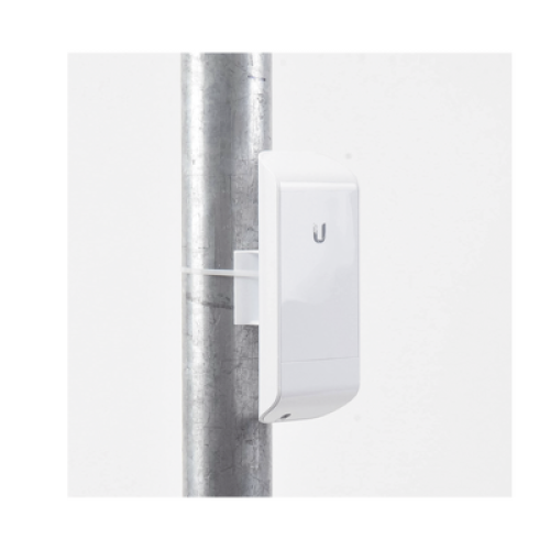 NanoStation airMAX locoM2 CPE, hasta 150 Mbps, frecuencia 2 GHz (2412-2462 MHz) con antena integrada de 8 dBi