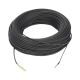 Rollo de Fibra Óptica Drop Redonda G657A2 Monomodo Simplex de 150 Metros (492.13 Pies) con Conectores SC/APC-SC/APC para Instalaciones Aéreas, Subterráneas o a la Intemperie