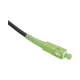 Rollo de Fibra Óptica Drop Redonda G657A2 Monomodo Simplex de 150 Metros (492.13 Pies) con Conectores SC/APC-SC/APC para Instalaciones Aéreas, Subterráneas o a la Intemperie