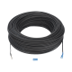 Rollo de Fibra Óptica Drop Redonda G657A2 Monomodo Simplex de 150 Metros (492.13 Pies) con Conectores SC/UPC-SC/UPC para Instalaciones Aéreas, Subterráneas o a la Intemperie Rollo de Fibra Óptica Drop Redonda G657A2 Monomodo Simplex de 150 Metros (492.13 Pies) con Conectores SC/UPC-SC/UPC para Instalaciones Aéreas, Subterráneas o a la Intemperie