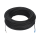 Rollo de Fibra Óptica Drop Redonda G657A2 Monomodo Simplex de 150 Metros (492.13 Pies) con Conectores SC/UPC-SC/UPC para Instalaciones Aéreas, Subterráneas o a la Intemperie Rollo de Fibra Óptica Drop Redonda G657A2 Monomodo Simplex de 150 Metros (492.13 Pies) con Conectores SC/UPC-SC/UPC para Instalaciones Aéreas, Subterráneas o a la Intemperie