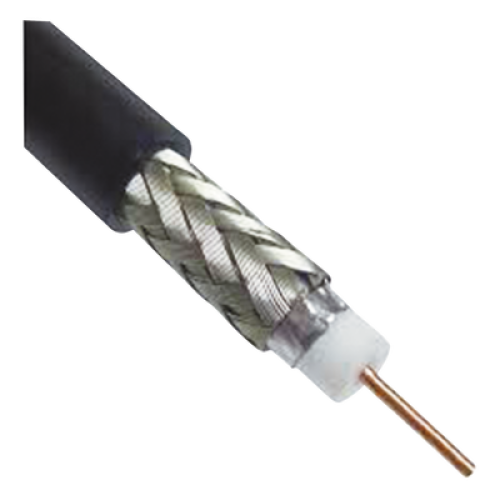 Carrete de 305 Metros (1000 Pies) de Cable Coaxial RG-8/X de Baja Pérdida, 50 Ohms