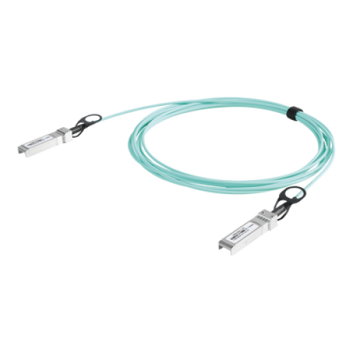 Cable AOC SFP+ de 1&10 Gbps a 1&10 Gbps / Cable de fibra óptica Activo / Longitud: 5 metros Cable AOC SFP+ de 1&10 Gbps a 1&10 Gbps / Cable de fibra óptica Activo / Longitud: 5 metros
