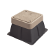 Registro para Alumbrado Público 12x12x18 Pulgadas (30.48 x 30.48 x 45.72 cm), Resistencia 3 Toneladas, Uso Peatonal