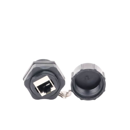 Acoplador Industrial RJ45-RJ45 Categoría 6 Blindado IP67 (Waterproof)