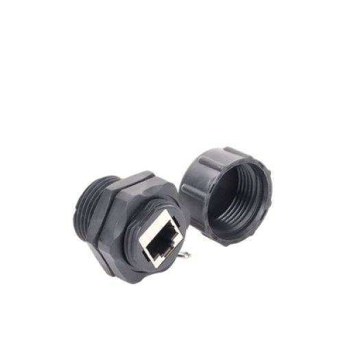 Acoplador Industrial RJ45-RJ45 Categoría 6 Blindado IP67 (Waterproof)