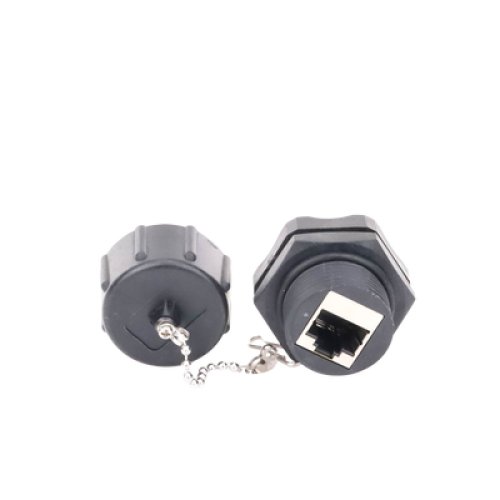 Acoplador Industrial RJ45-RJ45 Categoría 6 Blindado IP67 (Waterproof)