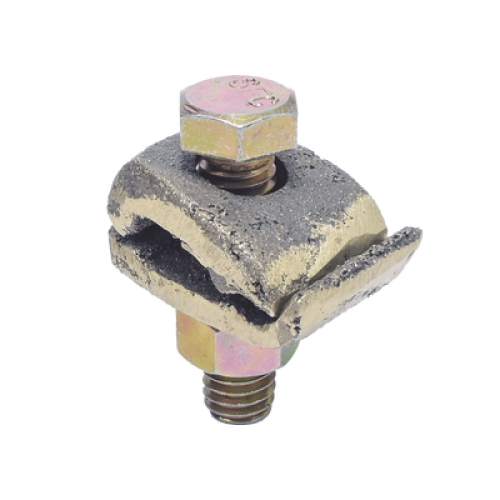 Conector Cable a Superficie Plana / Bronce 100% / Cable 4-2/0 AWG / Sin Soldadura Exotérmica / 2.5x3.5 cm (1x1.4 in)