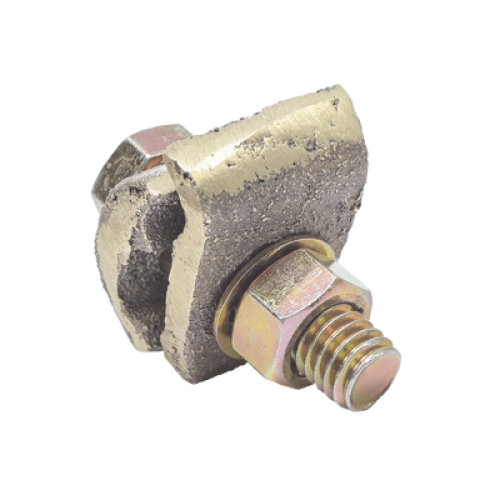 Conector Cable a Superficie Plana / Bronce 100% / Cable 4-2/0 AWG / Sin Soldadura Exotérmica / 2.5x3.5 cm (1x1.4 in)