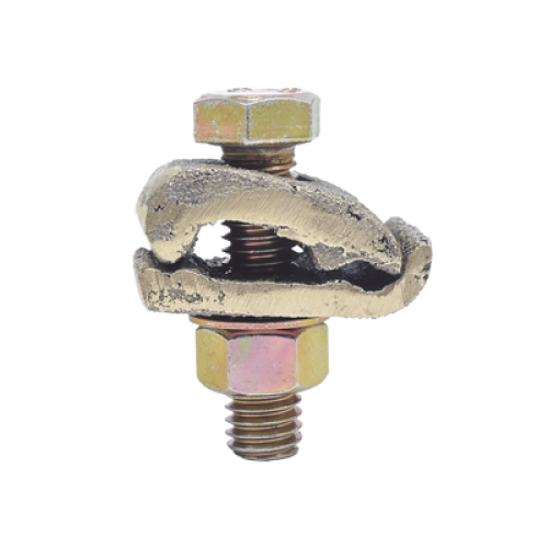 Conector Cable a Superficie Plana / Bronce 100% / Cable 4-2/0 AWG / Sin Soldadura Exotérmica / 2.5x3.5 cm (1x1.4 in)
