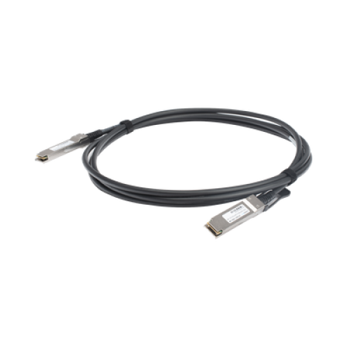 Cable DAC QSFP28 de 100 Gbps a 100 Gbps / Passive Direct Attach Copper Twinax Cable / Longitud: 3 metros Cable DAC QSFP28 de 100 Gbps a 100 Gbps / Passive Direct Attach Copper Twinax Cable / Longitud: 3 metros