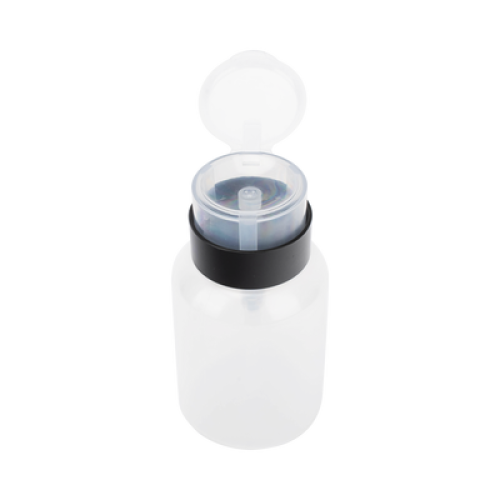 Botella Dispensadora de Alcohol, Capacidad 200 ml, Sistema de Bloqueo-Antiderrames, Ideal para Limpieza y Preparación de Fibra Óptica