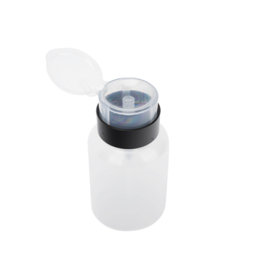 Botella Dispensadora de Alcohol, Capacidad 200 ml, Sistema de Bloqueo-Antiderrames, Ideal para Limpieza y Preparación de Fibra Óptica