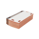 Etiqueta Autolaminada para Identificación de Fibra Óptica Paquete de 25 Piezas, Para Uso Interior/Exterior, Dimensiones de 90 x 50 mm (3.54 x 1.97 Pulgadas), Color Negro con Naranja