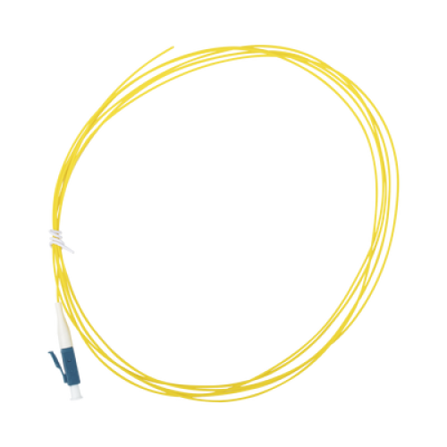 Pigtail de Fibra Óptica Monomodo LC/UPC, Simplex de 2 Metros (6.56 Pies)