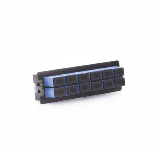 Placa Acopladora para Distribuidor de Fibra Óptica LP-ODF-8024, Incluye 12 Acopladores SC Simplex para Fibra Monomodo (12 Fibras) Placa Acopladora para Distribuidor de Fibra Óptica LP-ODF-8024, Incluye 12 Acopladores SC Simplex para Fibra Monomodo (12 Fibras)