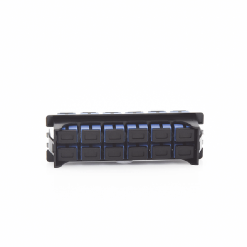 Placa Acopladora para Distribuidor de Fibra Óptica LP-ODF-8024, Incluye 12 Acopladores SC Simplex para Fibra Monomodo (12 Fibras) Placa Acopladora para Distribuidor de Fibra Óptica LP-ODF-8024, Incluye 12 Acopladores SC Simplex para Fibra Monomodo (12 Fibras)