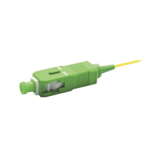 Pigtail de Fibra Óptica Monomodo SC/APC, Simplex de 2 Metros (6.56 Pies) Pigtail de Fibra Óptica Monomodo SC/APC, Simplex de 2 Metros (6.56 Pies)
