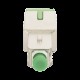 Atenuador Óptico Macho-Hembra con Conector SC/APC de 10 dB para Fibra Monomodo