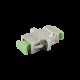 Módulo Acoplador de Fibra Óptica Simplex SC/APC a SC/APC Compatible con Fibra Monomodo
