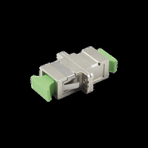 Módulo Acoplador de Fibra Óptica Simplex SC/APC a SC/APC Compatible con Fibra Monomodo