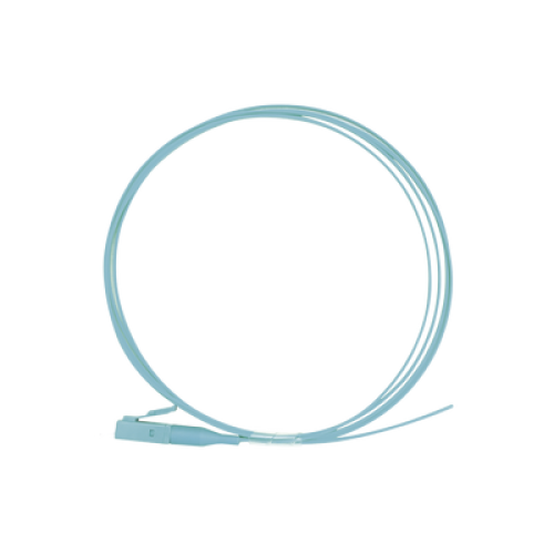 Pigtail de Fibra Óptica Simplex LC, PVC, OM4 50/125, Aqua, 1 Metro (3.28 Pies) Pigtail de Fibra Óptica Simplex LC, PVC, OM4 50/125, Aqua, 1 Metro (3.28 Pies)