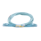 Jumper de Fibra Óptica Multimodo OM4 50/125 LC-LC OFNR (Riser), 2.0 mm, Dúplex, Aqua, 3 Metros (9.84 Pies)