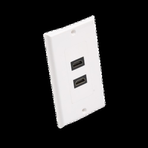 Placa de Pared de 2 Puertos HDMI Hembra a Hembra